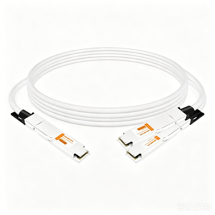 800Gb Twin-port OSFP to 2x400G OSFP InfiniBand NDR Breakout Direct Attach Copper Cable