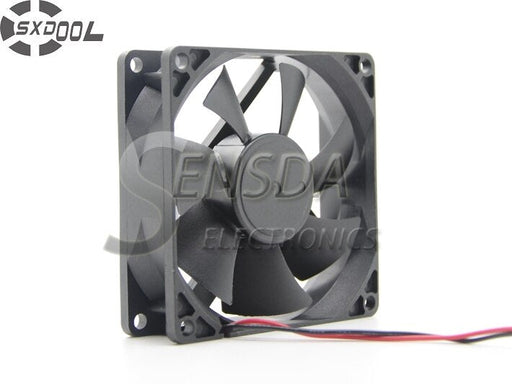 80x80x25mm 12V DC 0.18A Axial Cooling Fan