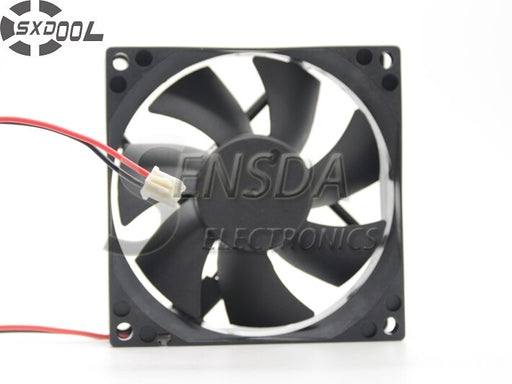 80x80x25mm 24V DC 0.15A 2-Wire Axial Cooling Fan