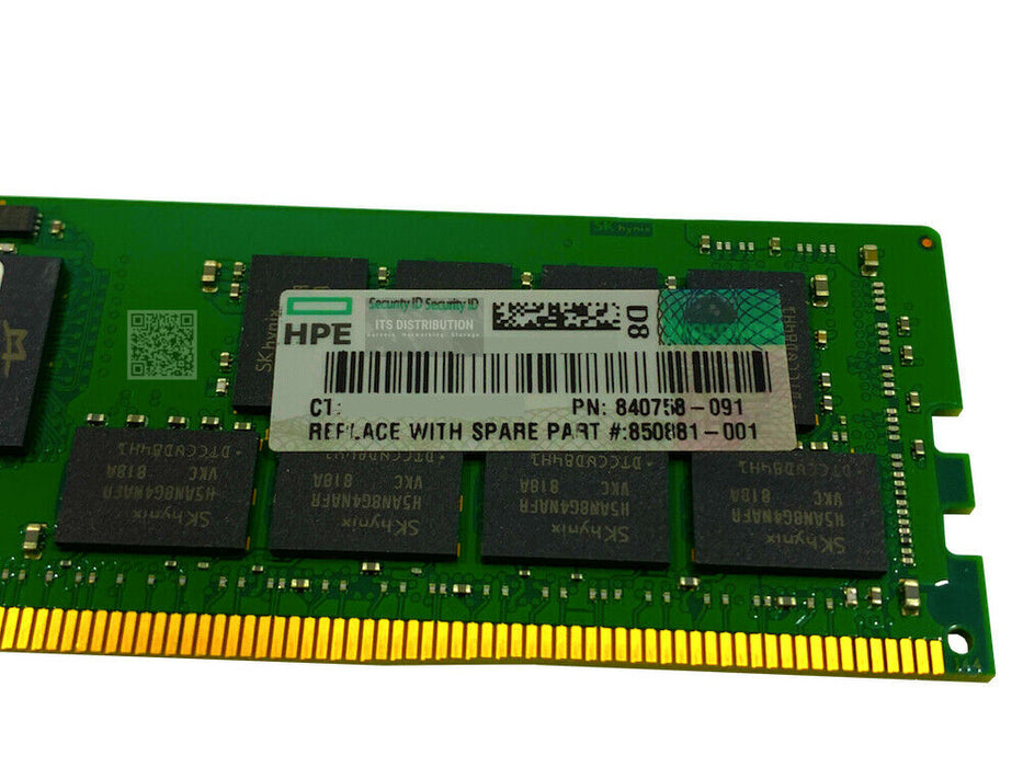 815100-B21 I GENUINE HPE 32GB 2RX4 PC4-2666V-R Smart Memory Kit 850881-001