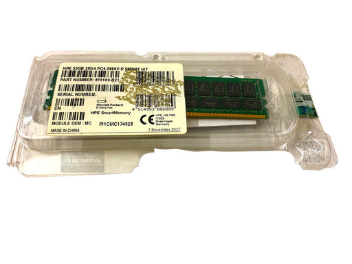 815100-B21 I GENUINE Open HPE 32GB 2RX4 PC4-2666V-R Smart Memory Kit 850881-001