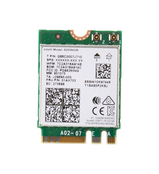 8265.NGWMG - Intel Dual Band Wireless-AC 8265 - network adapter - M.2 Card