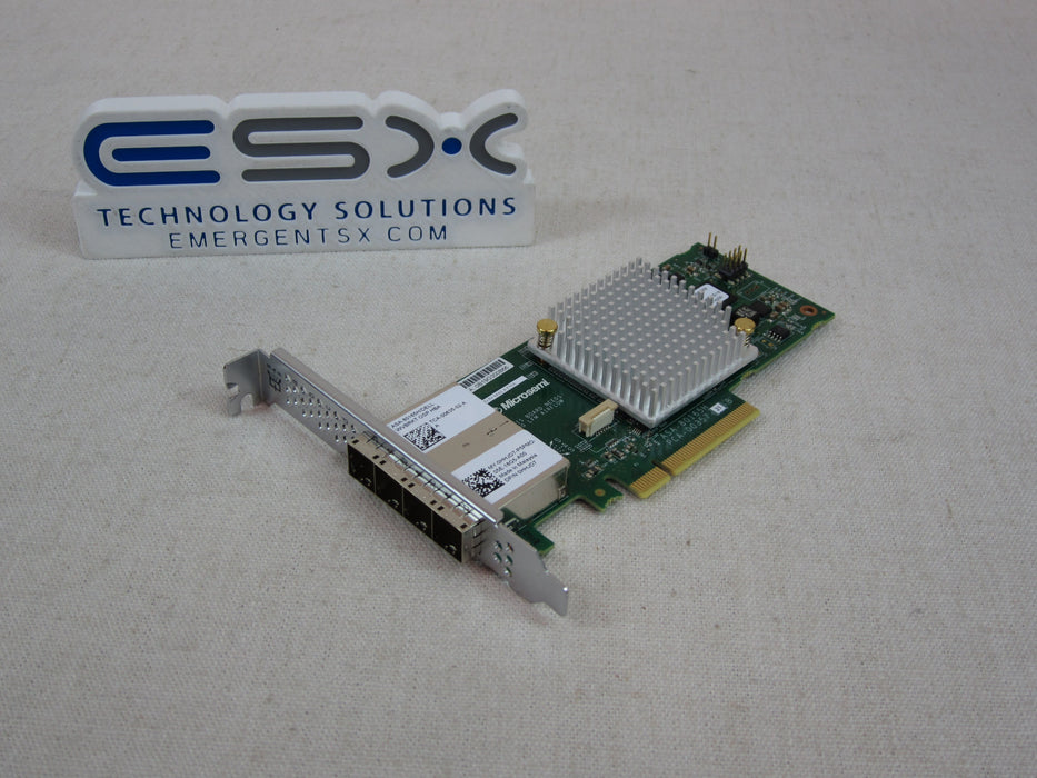 Dell HHJD7 Adaptec ASA-80165H Quad-Port 12Gb/s SAS HBA Full Height