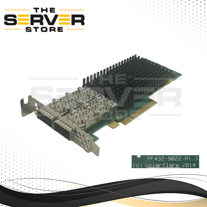 Solarflare Dual-Port 10/40GbE PCIe Network Interface Card (NIC) SF432-9022-R1.3