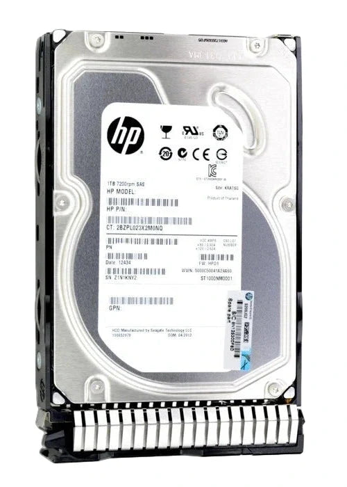 846520-002 861750-B21 HPE 6TB 7.2K 6G Ml HotSwap (512e) 3.5in SATA Hard Drive