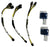871829-B21 HPE GPU 8-Pin Keyed Cable Kit — 5 Pieces (3 Cables + 2 Adapters) for ProLiant DL380 / DL385 / DL580 Gen10