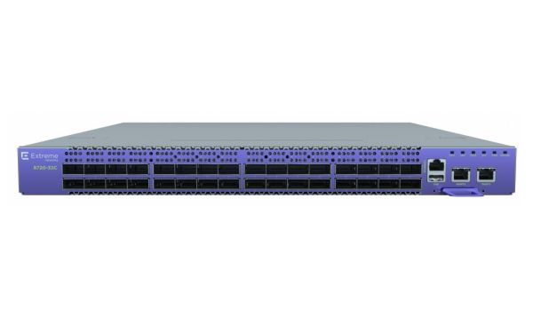 8720-32C-AC-R - Extreme Network 8720-32C 32-Ports 100/40G QSFP+ Layer 2 Rack-mountable Back-to-front Airflow Network Switch