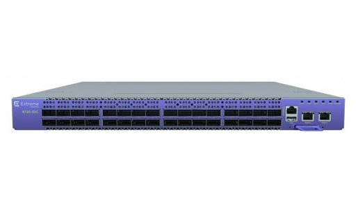 8720-32C-DC-F - Extreme Network 8720-32C 32-Ports 100/40G QSFP+ Layer 2 Rack-mountable Front-to-back Airflow Network Switch