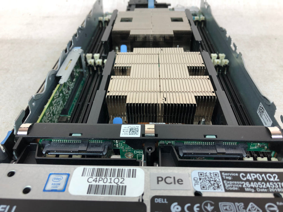 Dell PowerEdge M640 Blade Server - 2x 4C Gold 5222 3.8GHz, 768GB, 2x 480GB SSD