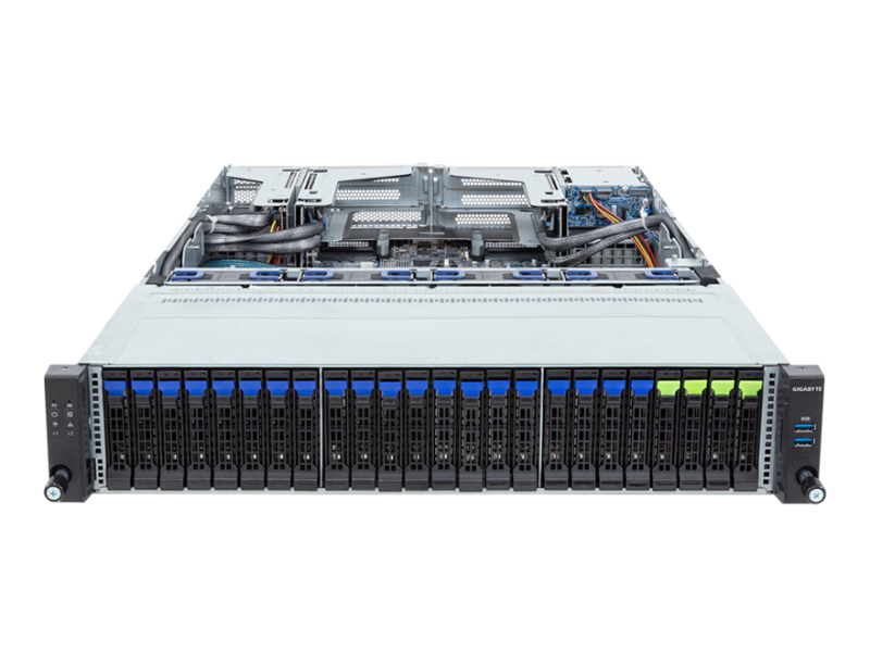 GIGABYTE R283-S92-AAE4 2U Databases Applications and Web Server with 16-Core Intel Xeon 32GB DDR5 SSD – Fully Customizable