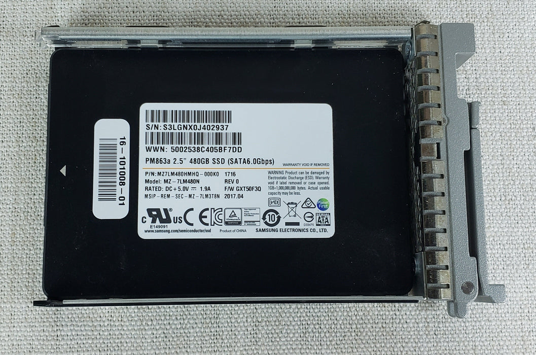 Cisco UCS-SD480GBKSS-EV 480GB 6Gb/s 2.5” SATA Enterprise Value SSD