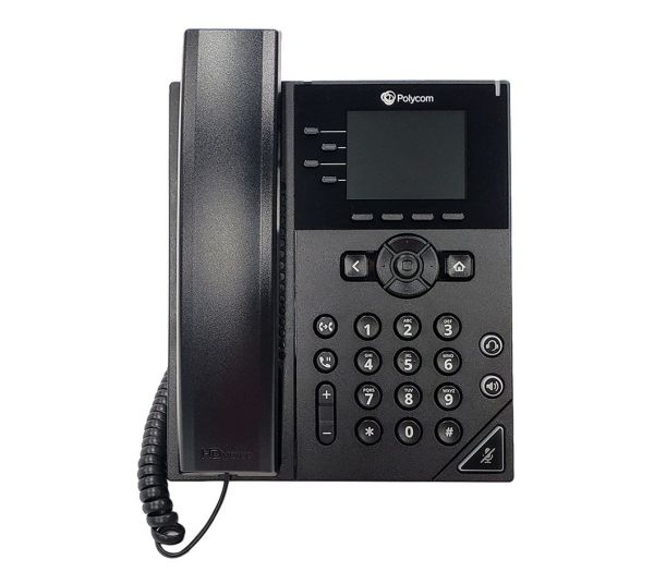 89B64AA#ABA - HP Poly VVX 250 4-Lines Dual-Port Ethernet 2.8-inch LCD VoIP Phone