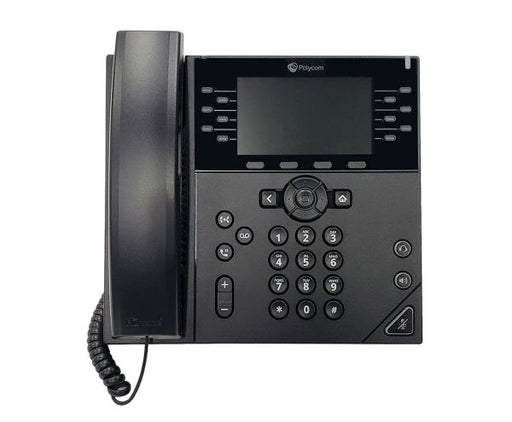 89B74AA - HP Poly VVX 450 12-Lines Dual-Port Ethernet 4.3-inch LCD VoIP Phone
