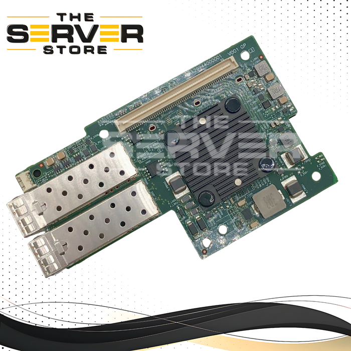 Dell Broadcom 57414 Dual-Port 25GbE / 10GbE SFP+ Ethernet OCP 2.0 Mezzanine Card, Network Interface Card (NIC). P/N: 930PP, 0930PP.