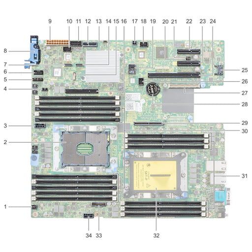 8CYF7 — System Board Motherboard | Dell PowerEdge R440