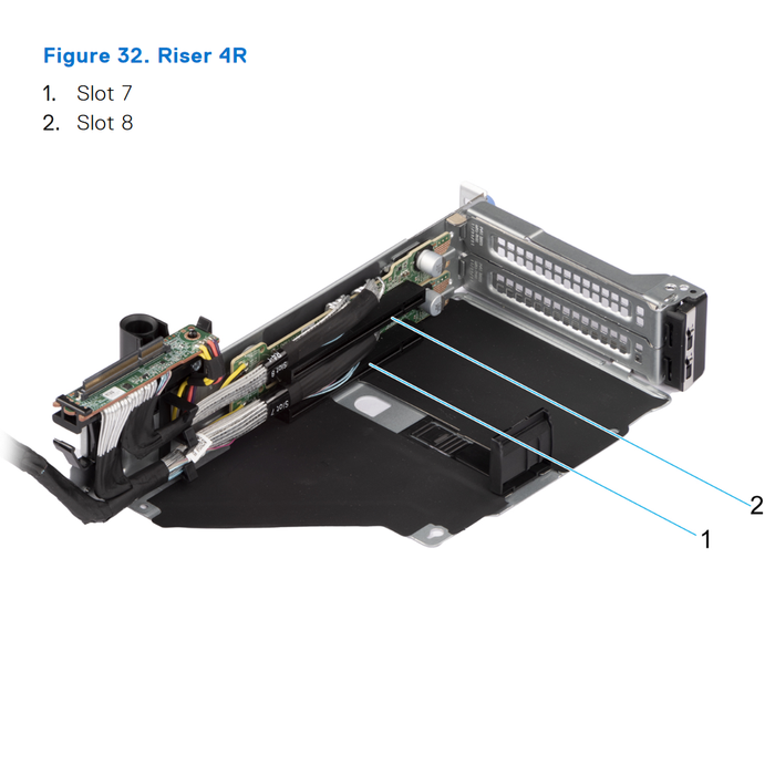 8KRR5 — Riser 4R 3x8 Gen 5 (R4R) | Dell PowerEdge R760