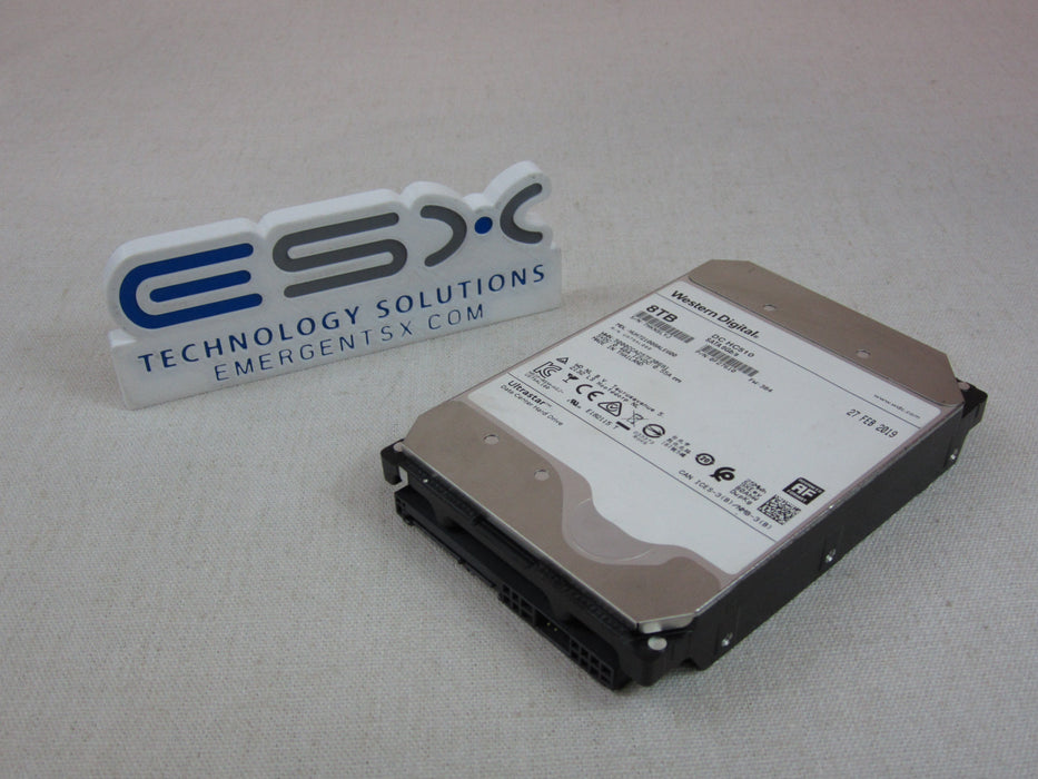 Western Digital HUH721008ALE600 C HC510 8TB 7.2k 6Gb/s 3.5" SATA Hard Drive