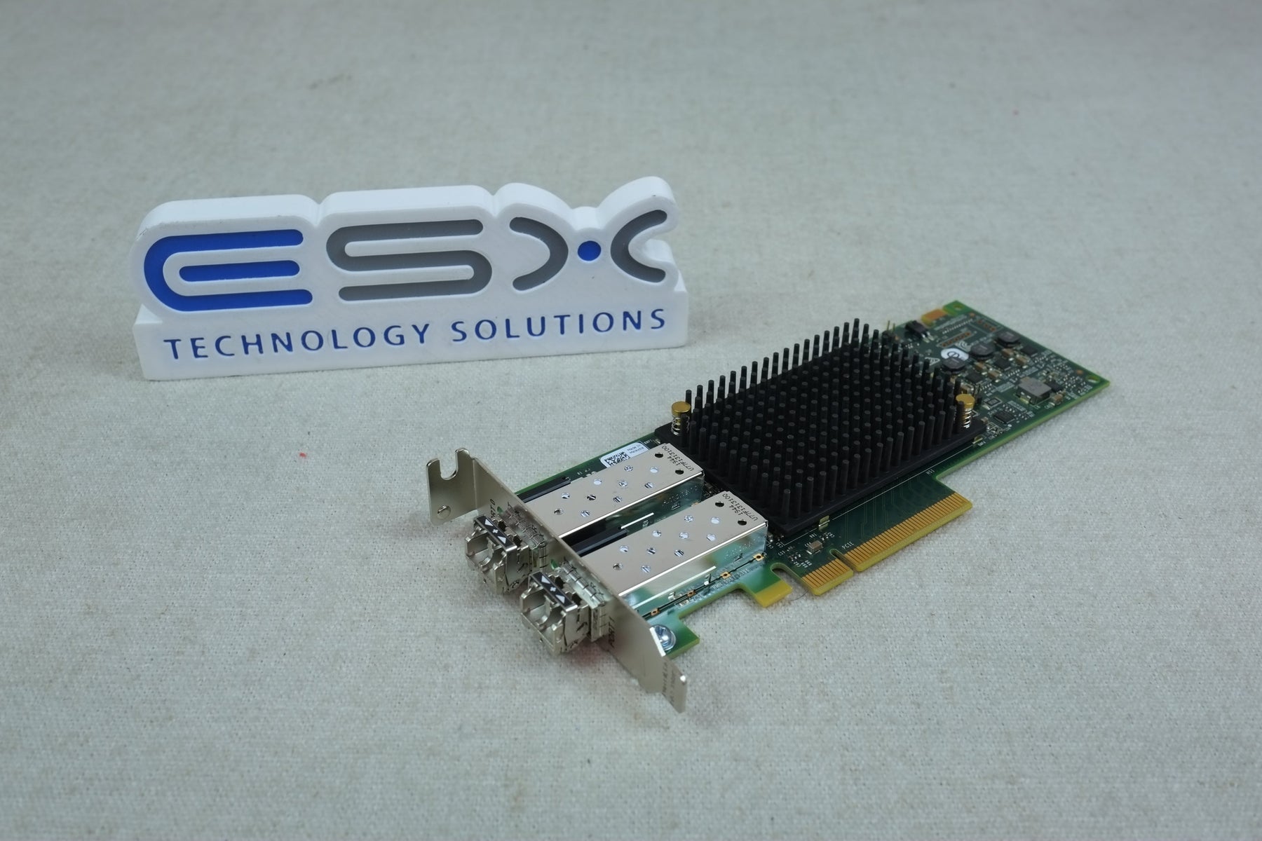 Dell VGJ12 Emulex LPE31002-M6 Dual Port 16Gb/s Fiber Channel HBA FC w/ SFPs LP