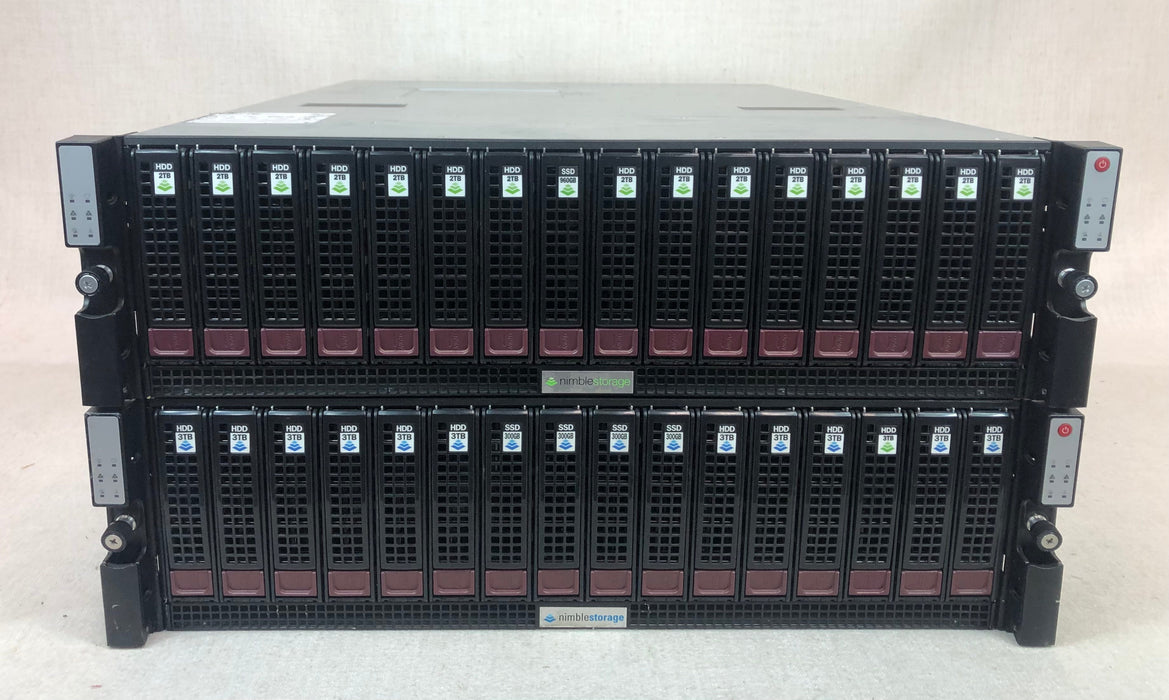 Nimble Storage Array CS260G & ES1-H45 – 66TB’s Raw & 2TB Flash 10Gbe Ports