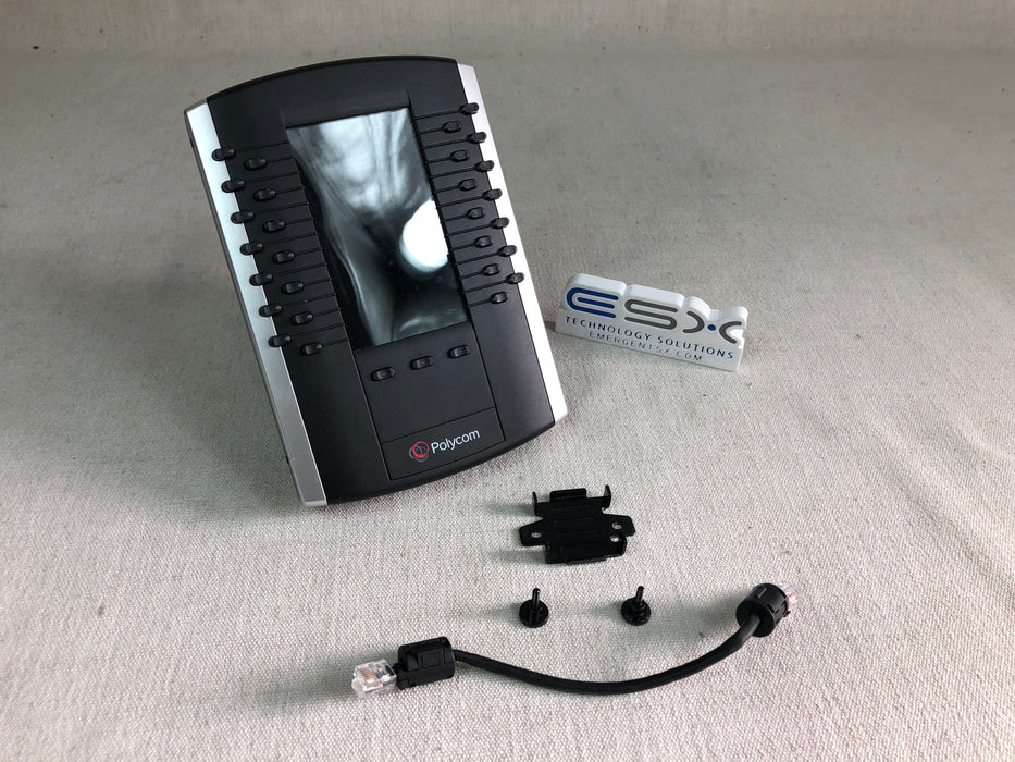 New Open Box VVX Color Expansion Module w/ Stand, Screws and Ethernet Cable