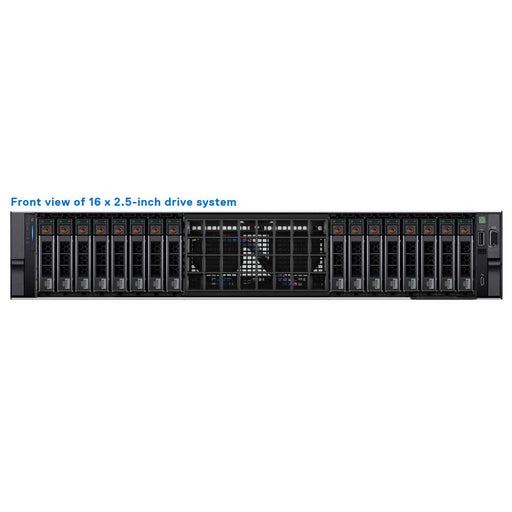 8x 2.5" Uni + 8x 2.5" Uni SAS/SATA/NVMe Direct Rack Chassis | Refurbished Dell PowerEdge R760