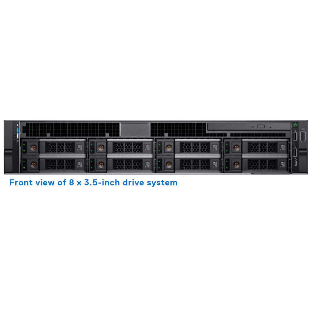 8x 3.5" SAS/SATA Rack Chassis | Refurbished Dell PowerEdge R540