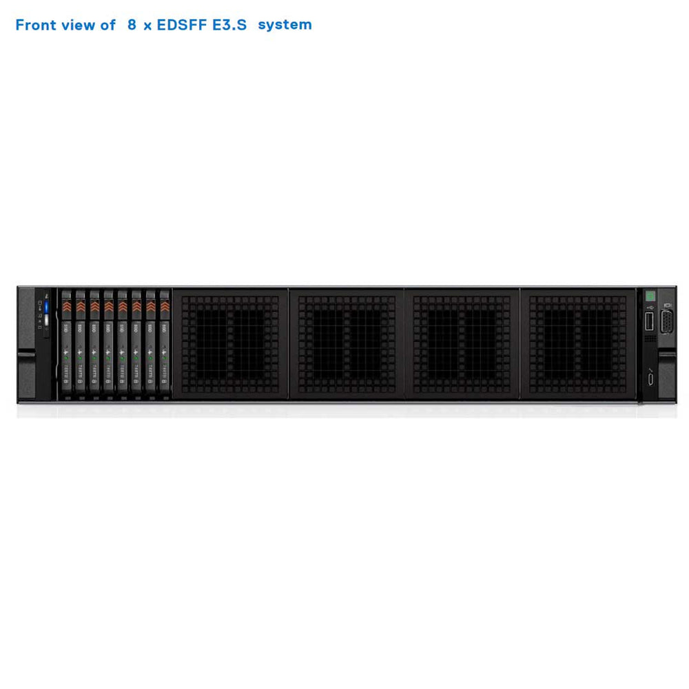 8x EDSFF Rack Chassis | Dell PowerEdge R7615