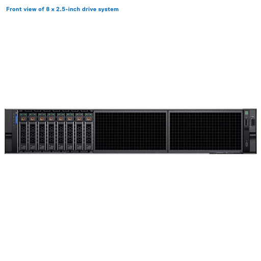 8x NVMe 2.5" Rack Chassis | Dell PowerEdge R7615