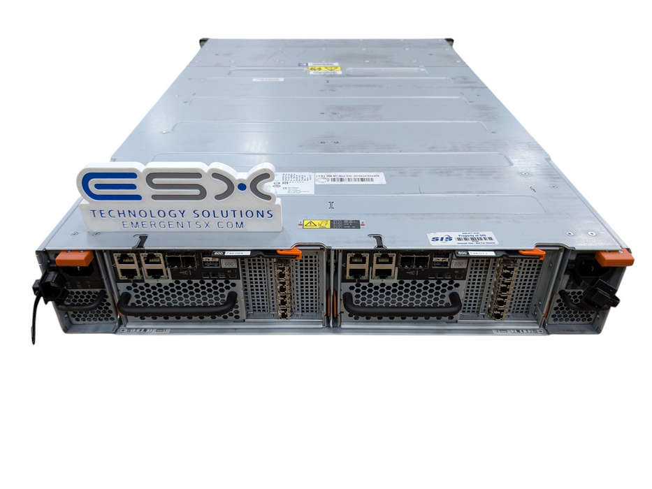 IBM 2076-624 Storwize V7000 Gen2 SFF Storage Enclosure – 2x Controller, 2x PSU