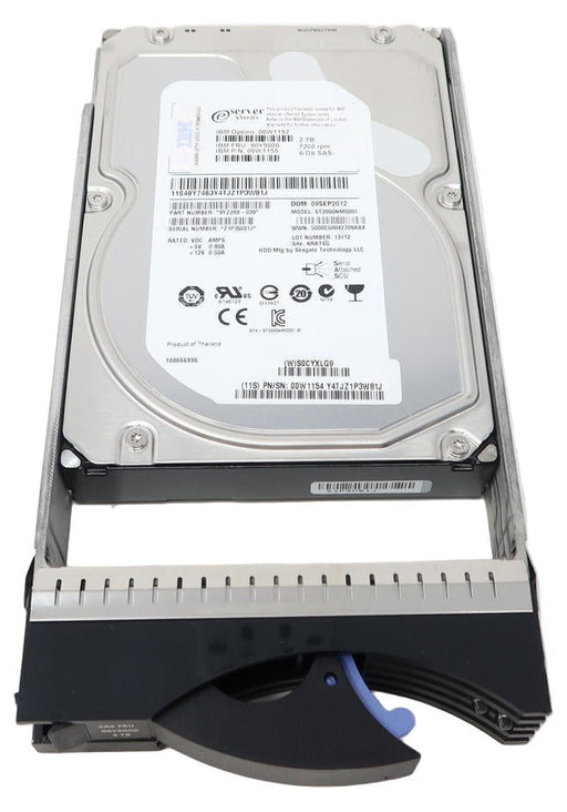 90Y9000 IBM 2TB SAS 3.5" 6GB NL 7200 RPM Hard Drive 00W1155