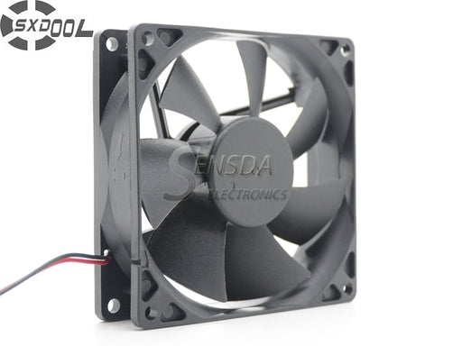 90x90x25mm 24V DC 0.08A 2-Wire Axial Cooling Fan