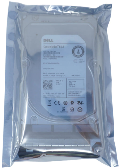 91K8T — Dell Constellation 3Tb 7200rpm 6Gbps 3.5 SAS ST33000650SS