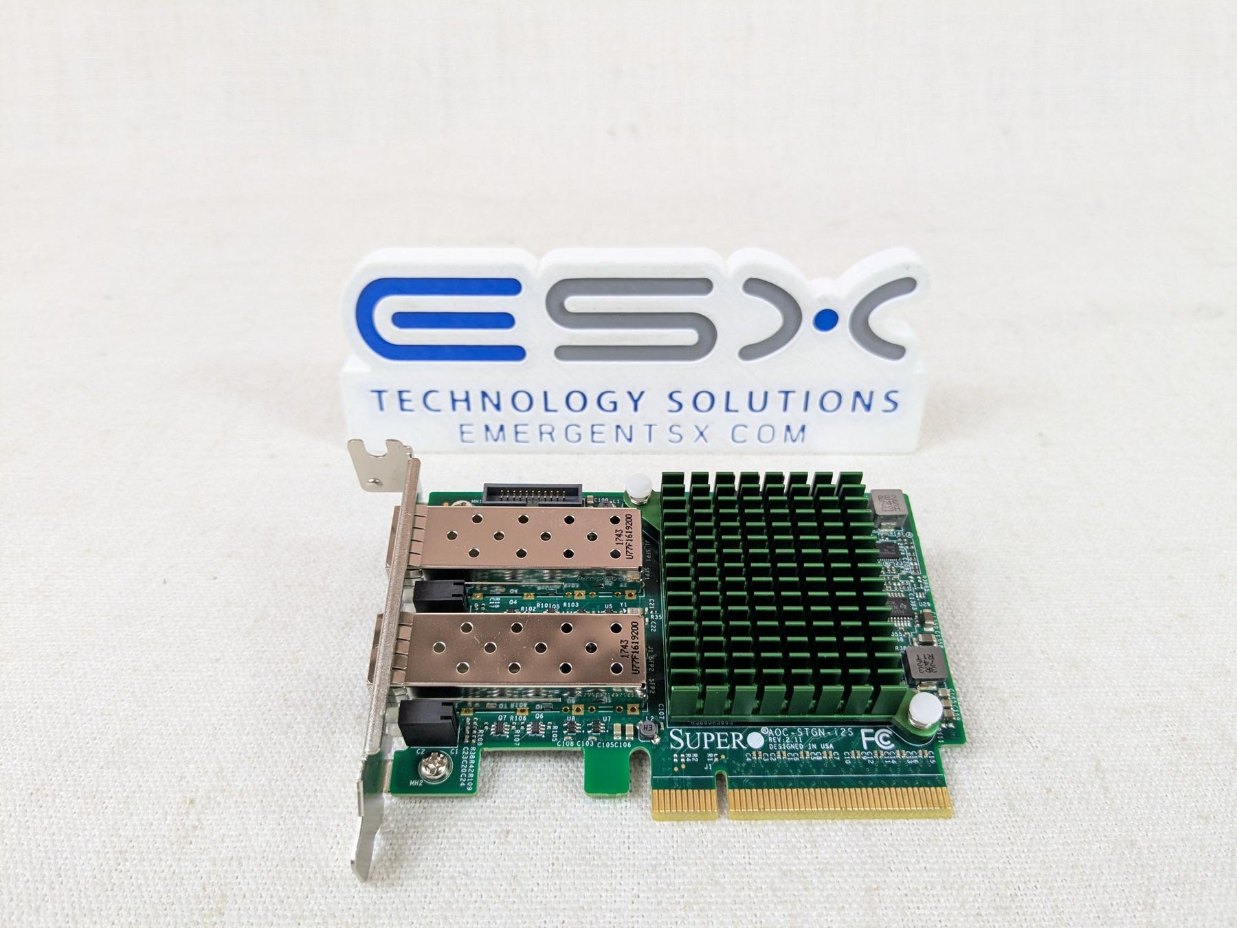 SuperMicro AOC-STGN-I2S Dual Port 10G SFP+ Network Adapter Card Intel 82599