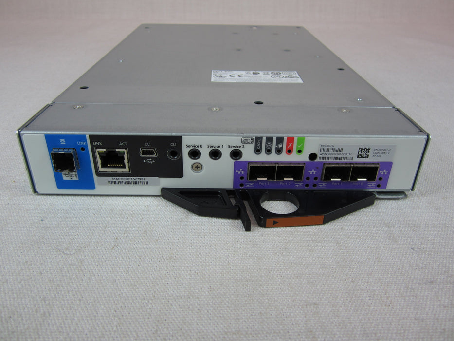 96TB Dell PowerVault ME4012 Storage - 2x 10G SFP+/16GB FC Controller, 2x PSU