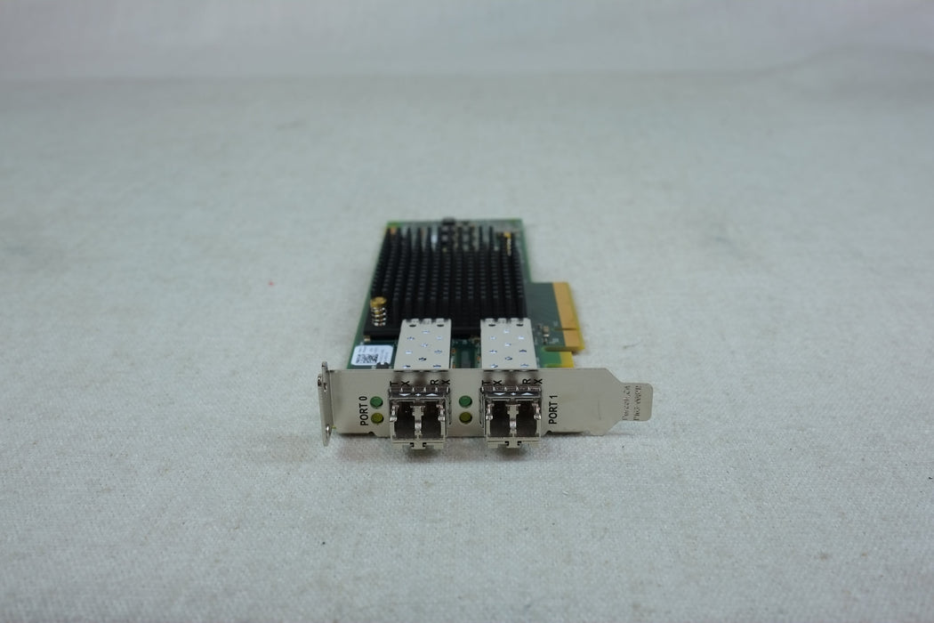 Dell VGJ12 Emulex LPE31002-M6 Dual Port 16Gb/s Fiber Channel HBA FC w/ SFPs LP