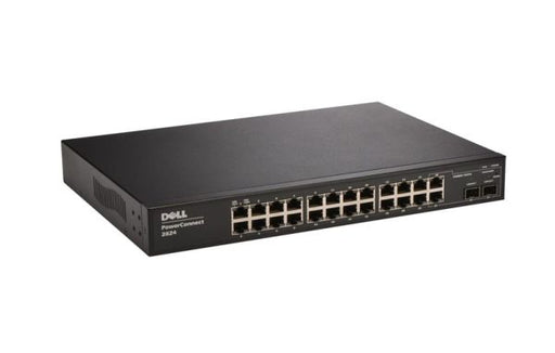 9CTGC - Dell PowerConnect 2824 24-Ports 10/100/1000BASE-T Ethernet Managed Rack-mountable Network Switch with 2-Ports SFP