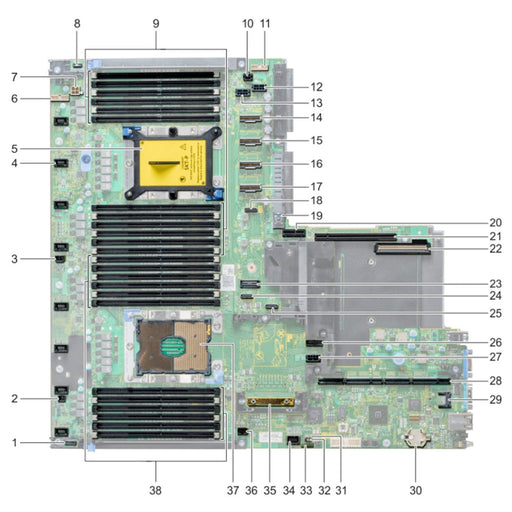 9PWVJ — System Board Motherboard | Dell PowerEdge R640