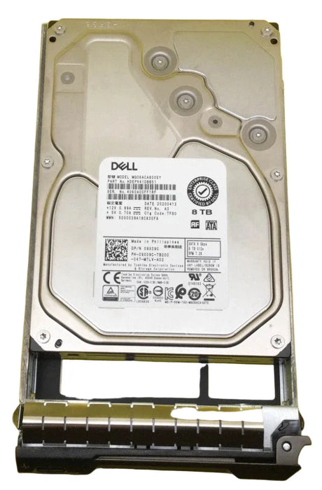 9X09C Dell ENT 8TB 7200RPM 6Gbps 3.5" SATA Hard Drive MG06ACA800EY