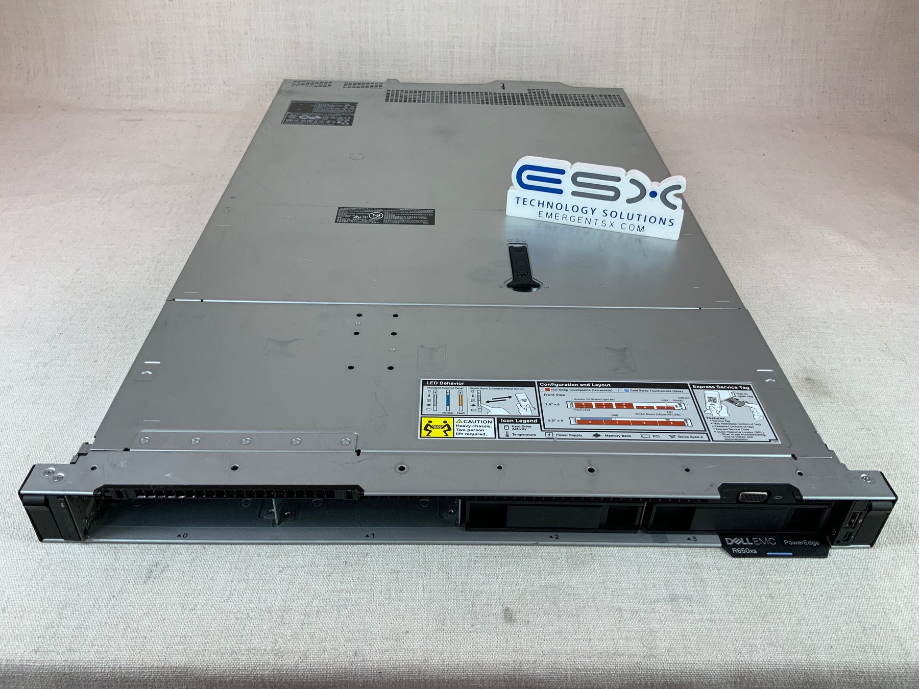 Dell PowerEdge R650XS 4x 3.5" 1U CTO Server - 2x Heatsink, 2x 1400W, iDRAC