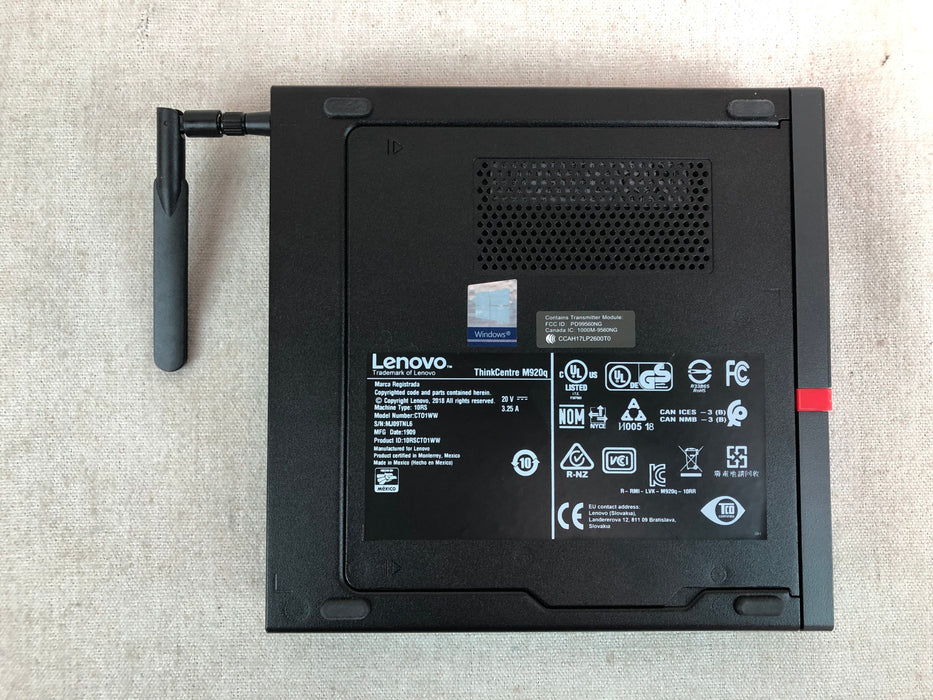 Lenovo ThinkCentre M920q i7-8700T, 256gb/16gb, Win11 Pro