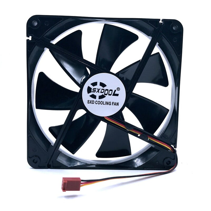 A14025-10CB-3BN-F1 140x140x25mm 12V DC 0.14A 3-Wire Axial Cooling Fan
