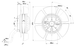 A2E170-AF23-01 ebm papst AC AXIAL FAN