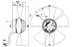 A2E250-AE65-01 Ebmpapst Axial Fan