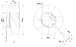 A2S130-AA03-39 ebm-papst 230V 45W 	 AC AXIAL FAN