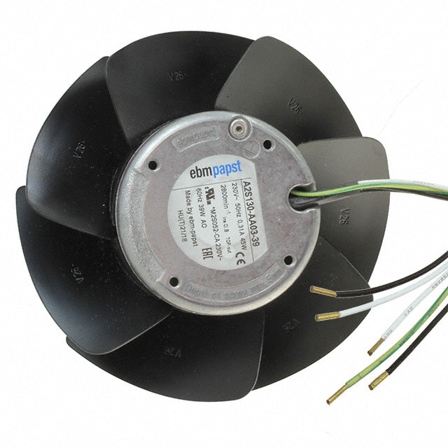A2S130-AA03-39 ebm-papst 230V 45W 	 AC AXIAL FAN