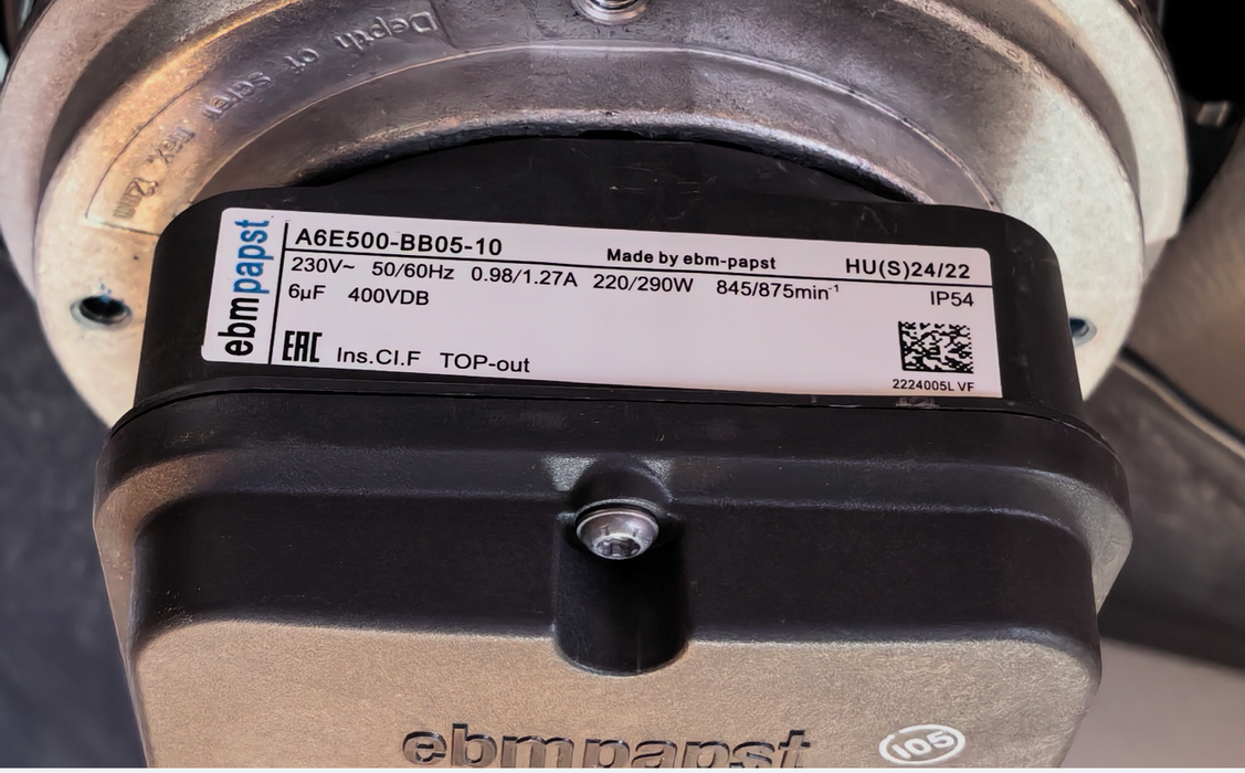 A6E500-BB05-10 ebmPAPST Axial Fan 230V 220/290W 0.98/1.27A 845/875rpm