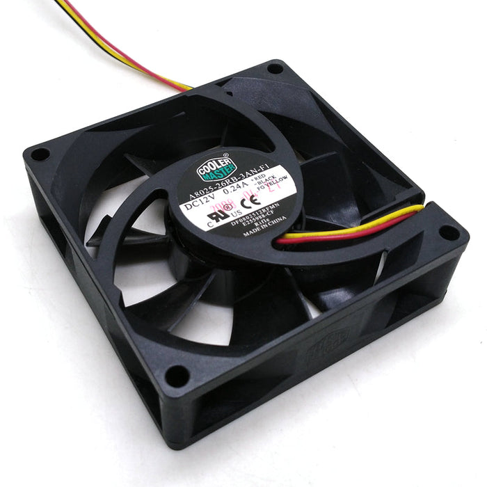 A8025-26RB-3AN-F1 80x80x25mm 12V DC 0.24A 3-Wire Axial Cooling Fan