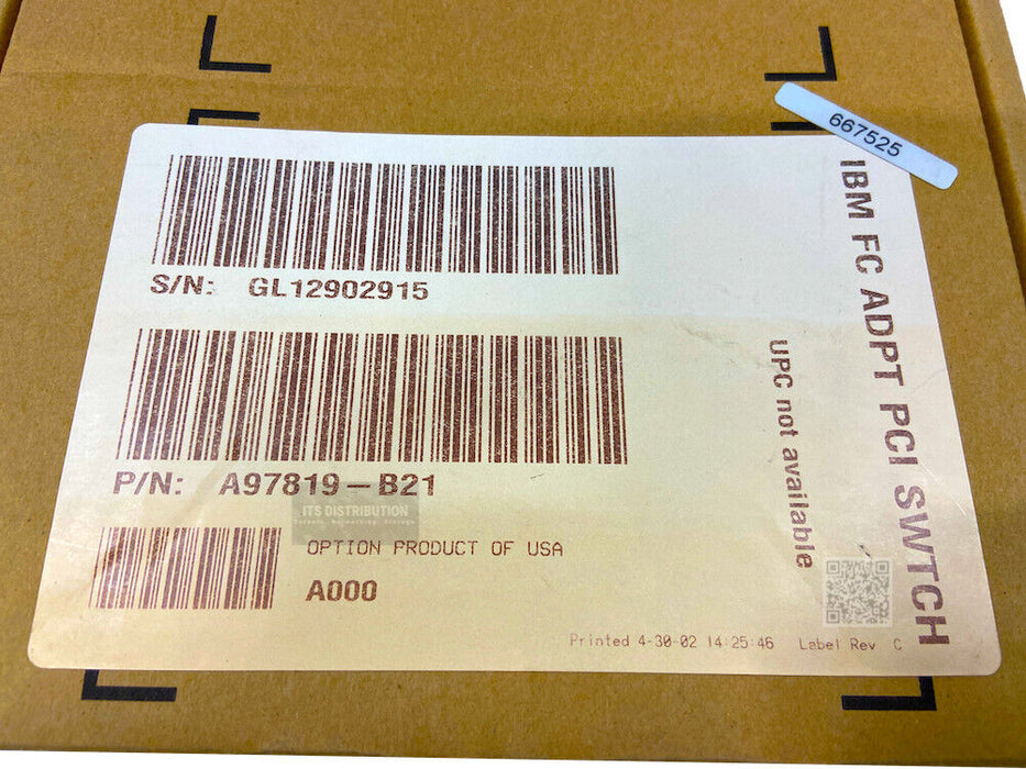 A97819-B21 I New HP Compaq StorageWorks Fibre Channel PCI HBA Adapter 197819-B21