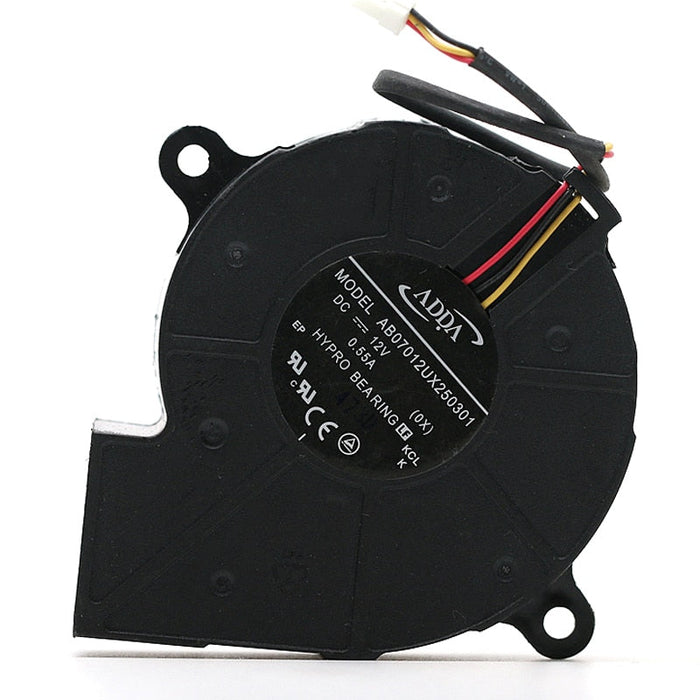 ADDA AB07012UX250301 70x70x25mm 12V DC Industrial Cooling Fan