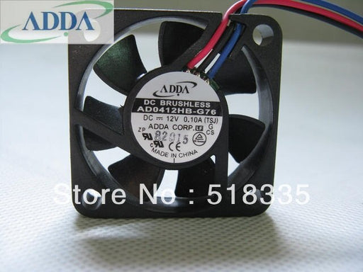 ADDA AD0412HB-G76 40x40x10mm 12V DC 0.1A 3-Wire Axial Cooling Fan
